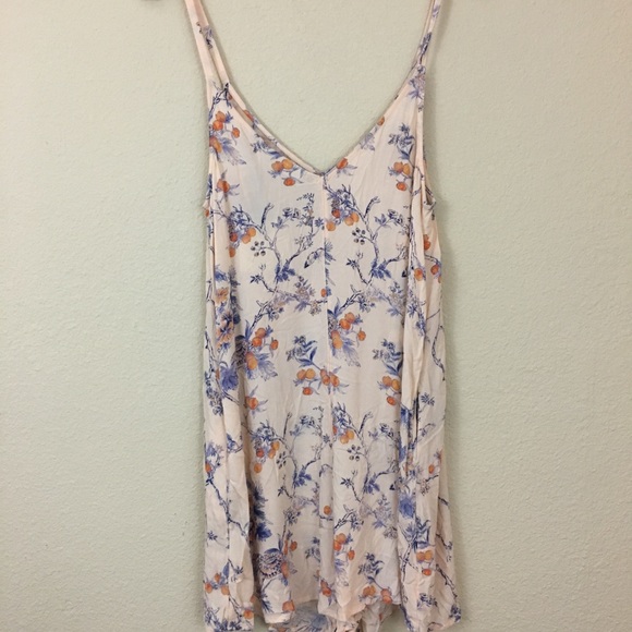 NWT Hinge Romper Peach Print Small - Picture 6 of 7